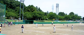 市子連ソフトボール大会の様子