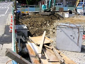 ���̃K�\�����X�^���h�Ւn�ł̍H���i�T���ɎB�e�j