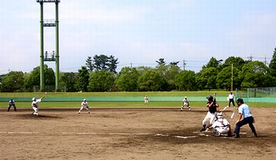 石垣池球場(守備側が亀中)