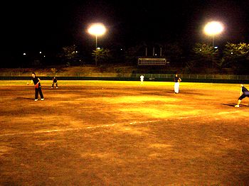 ナイターの様子
