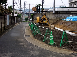 �������P��������オ���Ă���s��